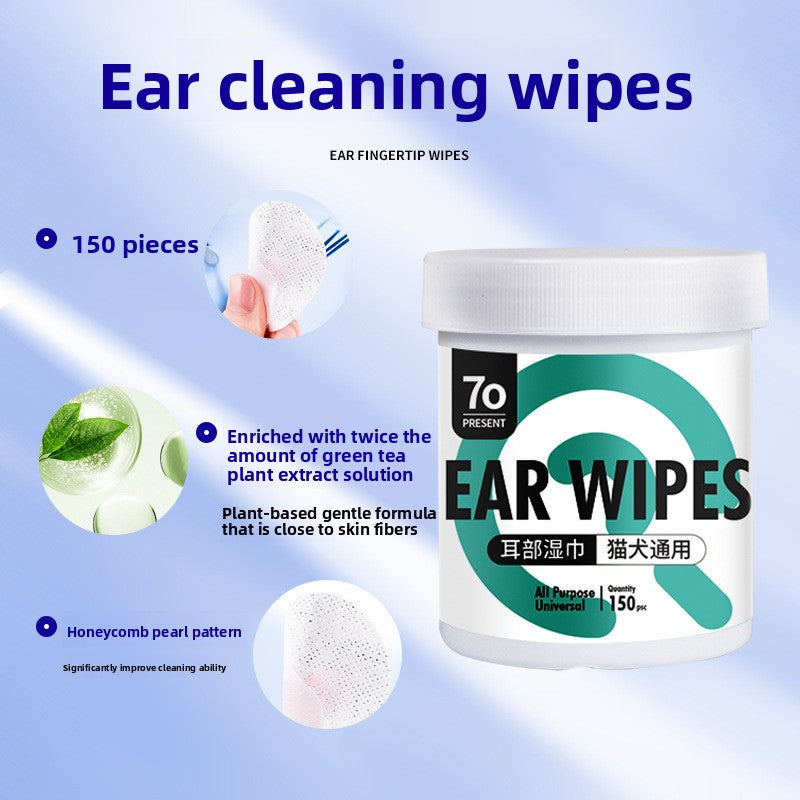 Disposable Pet Dental Cleaning Finger Wipes