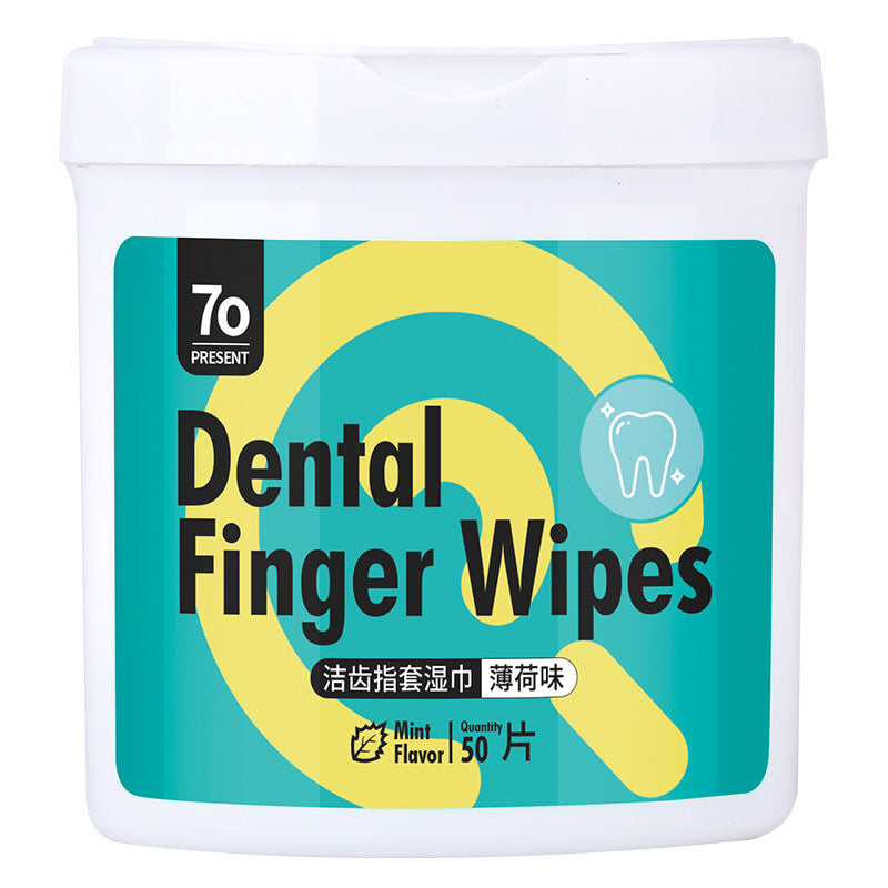 Disposable Pet Dental Cleaning Finger Wipes